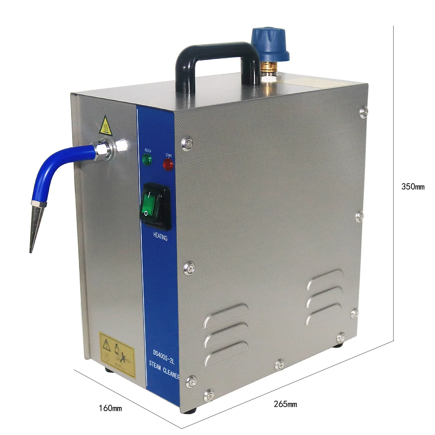 2L Steam Cleaner 1300W Small Steam Cleaning Machine Jet Jewelry Electroplating Polishing Machines Gold Tools