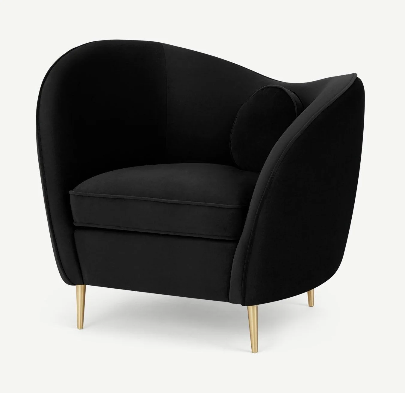 Luxury Modern Velvet Accent Arm Lounge Velvet Chair Burgundy Luxury Velvet Arm Accent Single Modern Chair