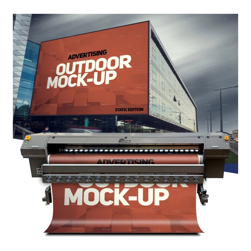 high speed 3.2m solvent printer konica 512i printhead printing machine