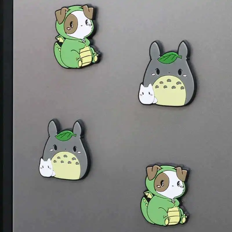 2024 custom 3D pvc refrigerator magnetcute decorative magnetic cute Hamstercartoon printed fridge magnet custom logo
