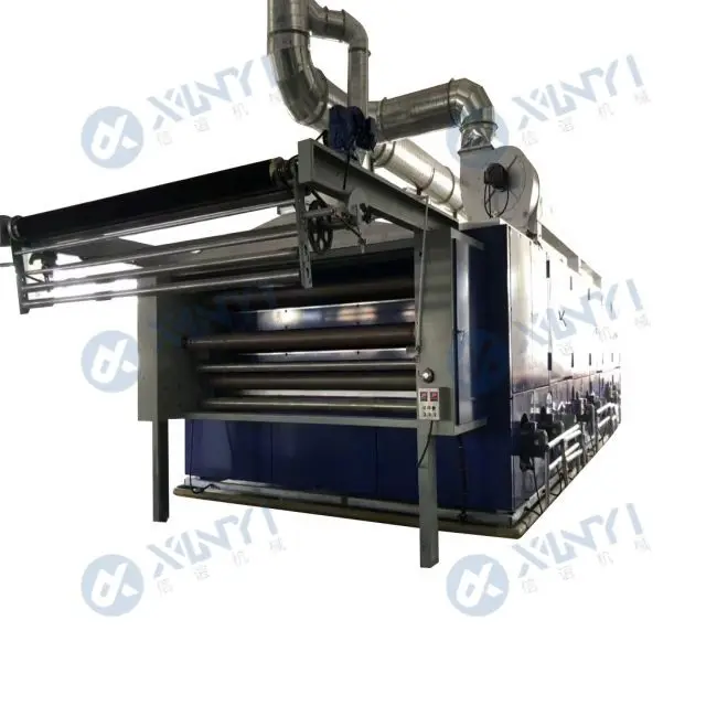 EfficientThree-layer Loose Dryer machine for fabrics and nonwovens use steam heating