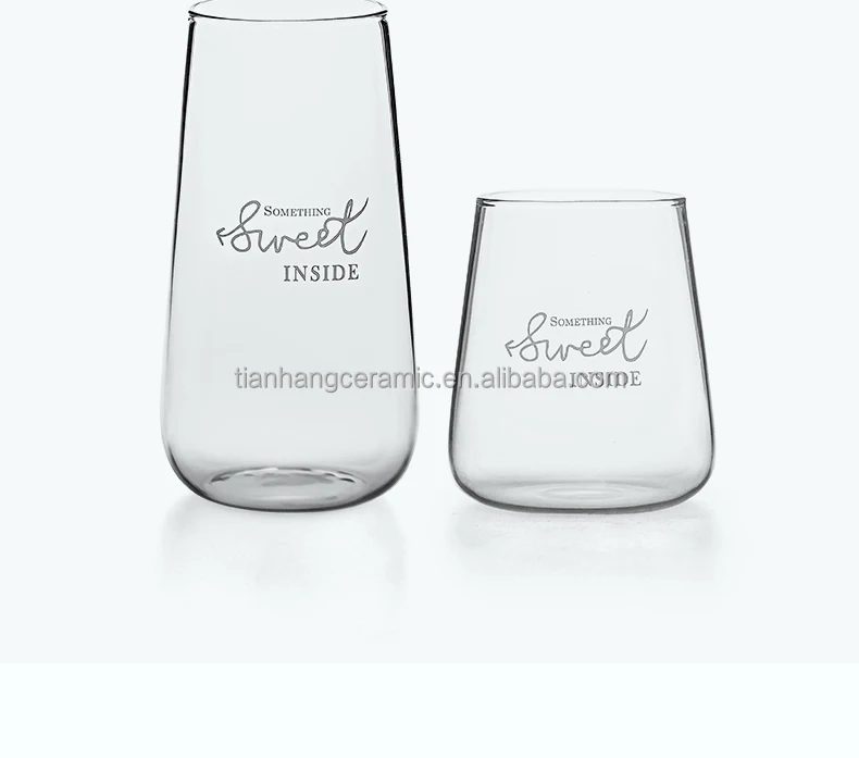 2021 Hot Sale Wholesale Custom Logo nordic Glassware clear Mug Heat Resistant cola fruit juice Glass Cup 450ml Cocktail Glass   .jpg