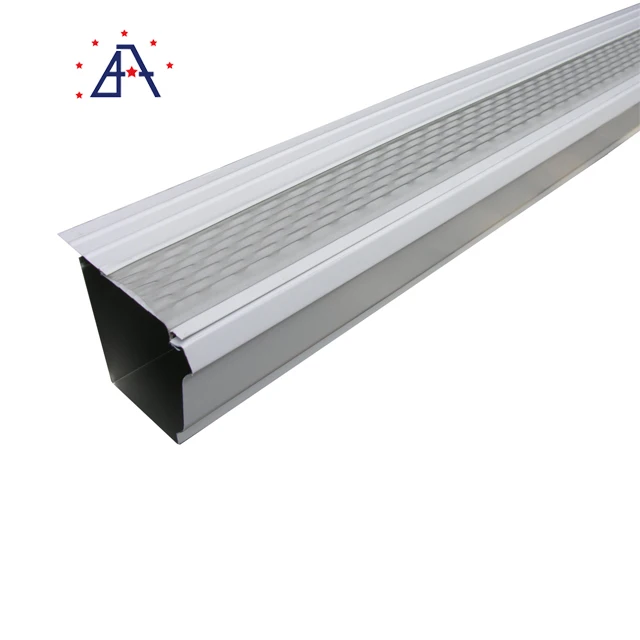 Aluminum Mesh Extruded Rain Gutter System China factory Gutter blocks pine needles, Gutter Filter, Gutter Guard