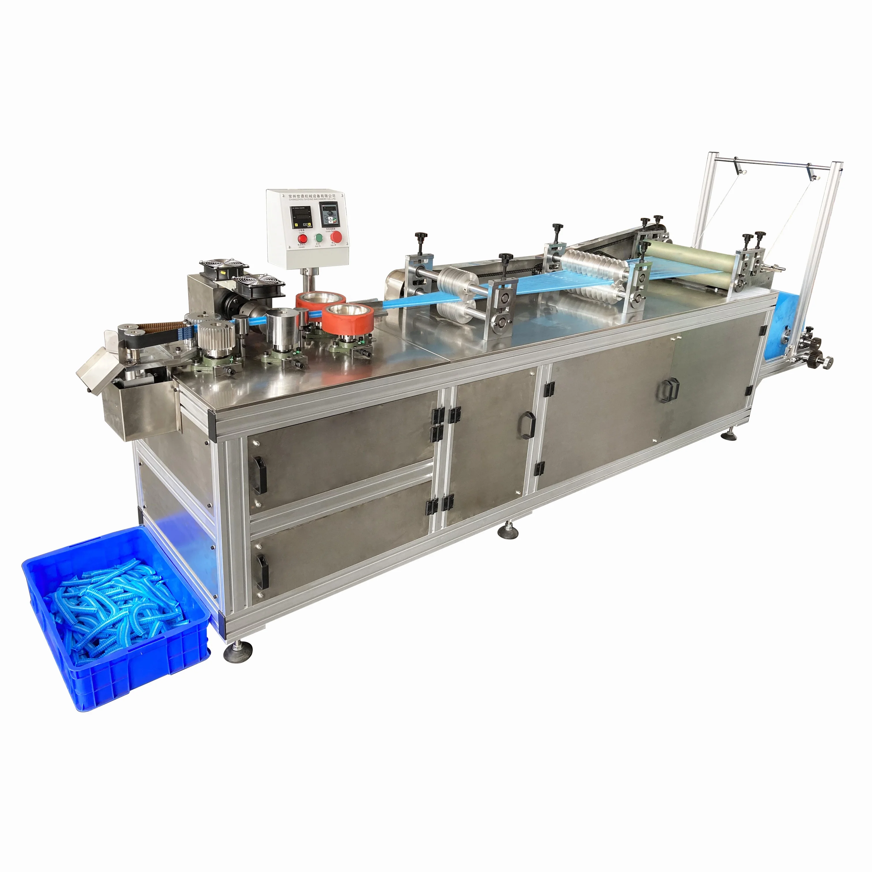 Manufacturer China Ultrasonic nonwoven cap making machine bouffant cap machine