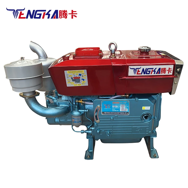 ZS1115ND radiator type diesel engine 24 hp single cylinder marine engine diesel wholesale electric start