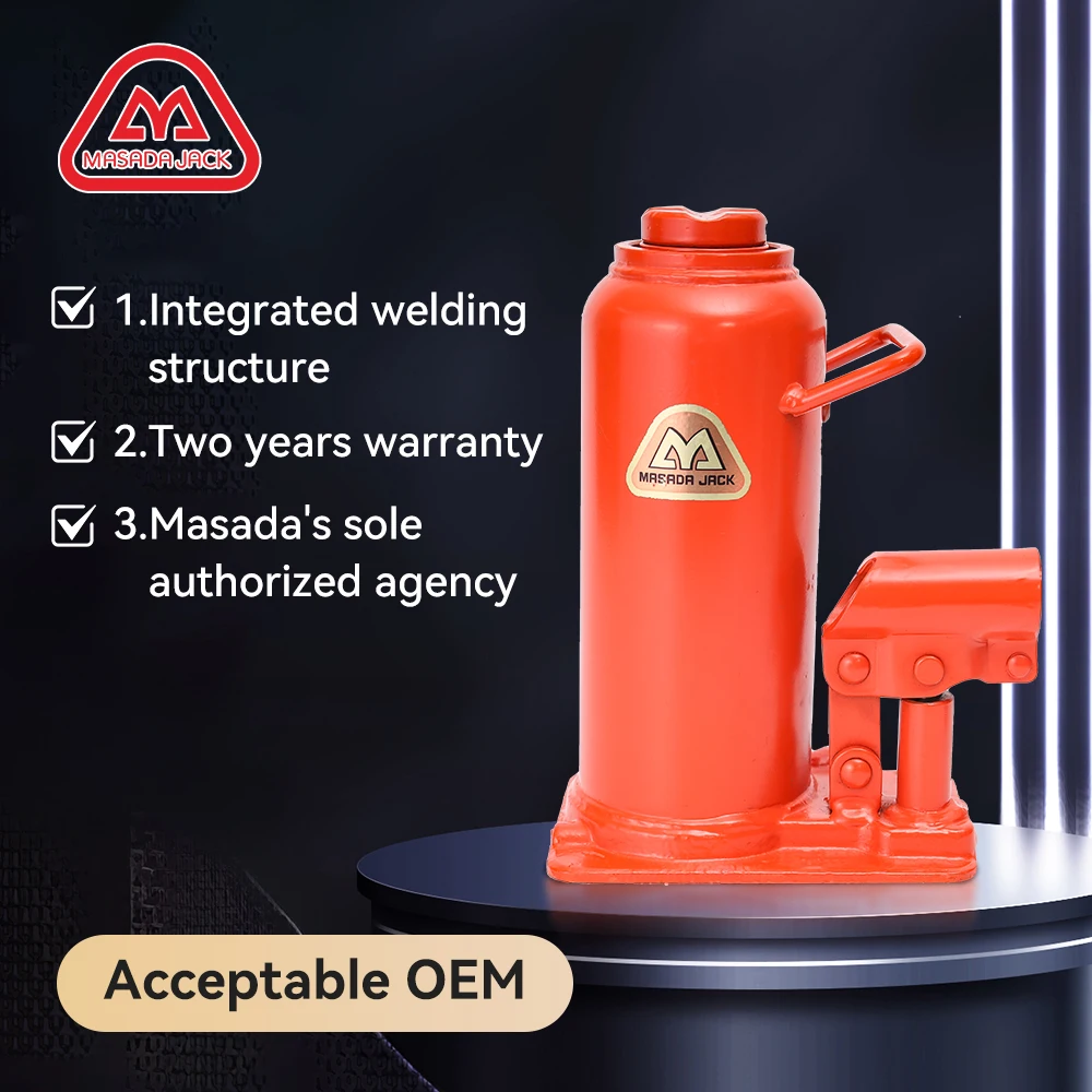 MSK-3 Masada High Quality Cars Max Height 365mm Manual 3 Tons Capacity Adjusting Screw Hydraulic Lift Bottle Jacks