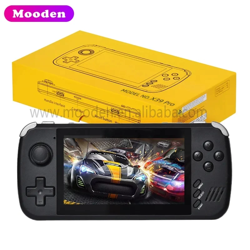 S X39 Pro  Portable Handheld Game Console  4.3 inch Classic Retro Handheld Game Player 64GB 5000Game For NES/SFC