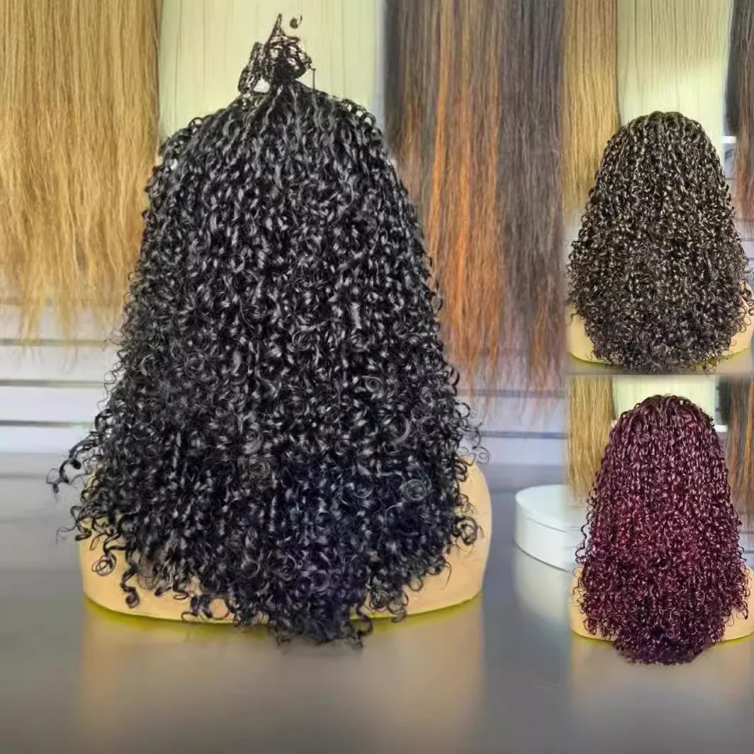 13x4 Super Double Drawn SDD 250% Density Lace Frontal Wigs Pixie Curly Wig Black Women Long Length Transparent Lace Swiss Lace