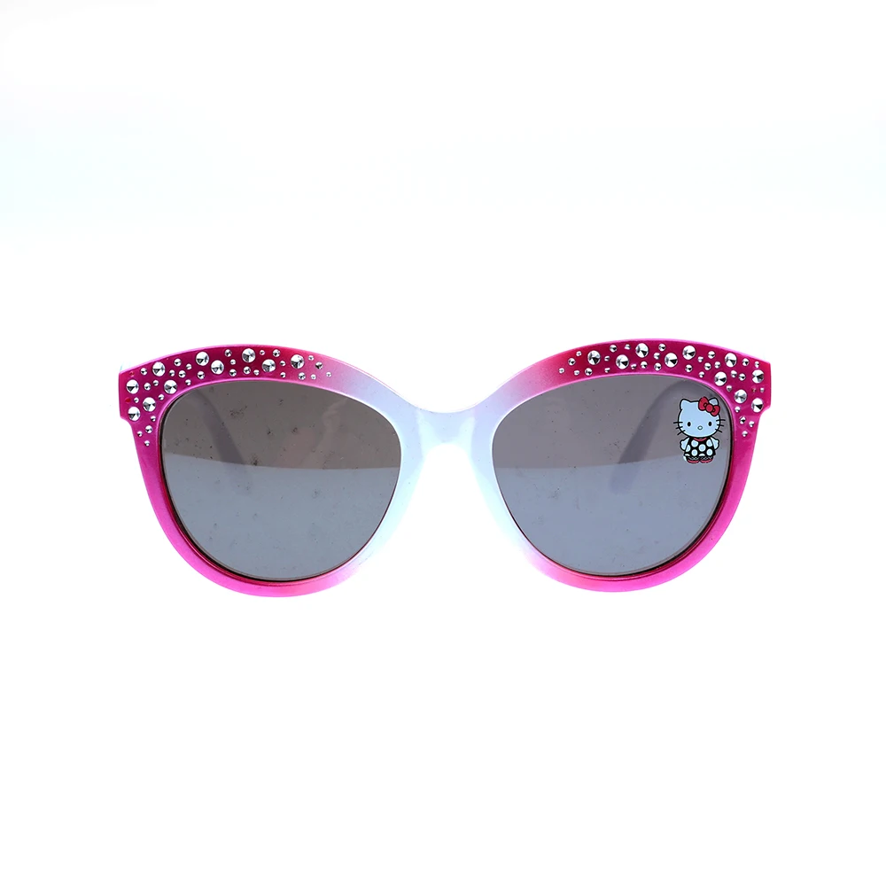 I-PACK Fashion Polarized Silicone Kids Sunglasses Cute Hello Kitty Sun Glasses For Children