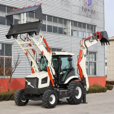 The Cheapest Mini Backhoe Wheel Excavator Loader 388/388H