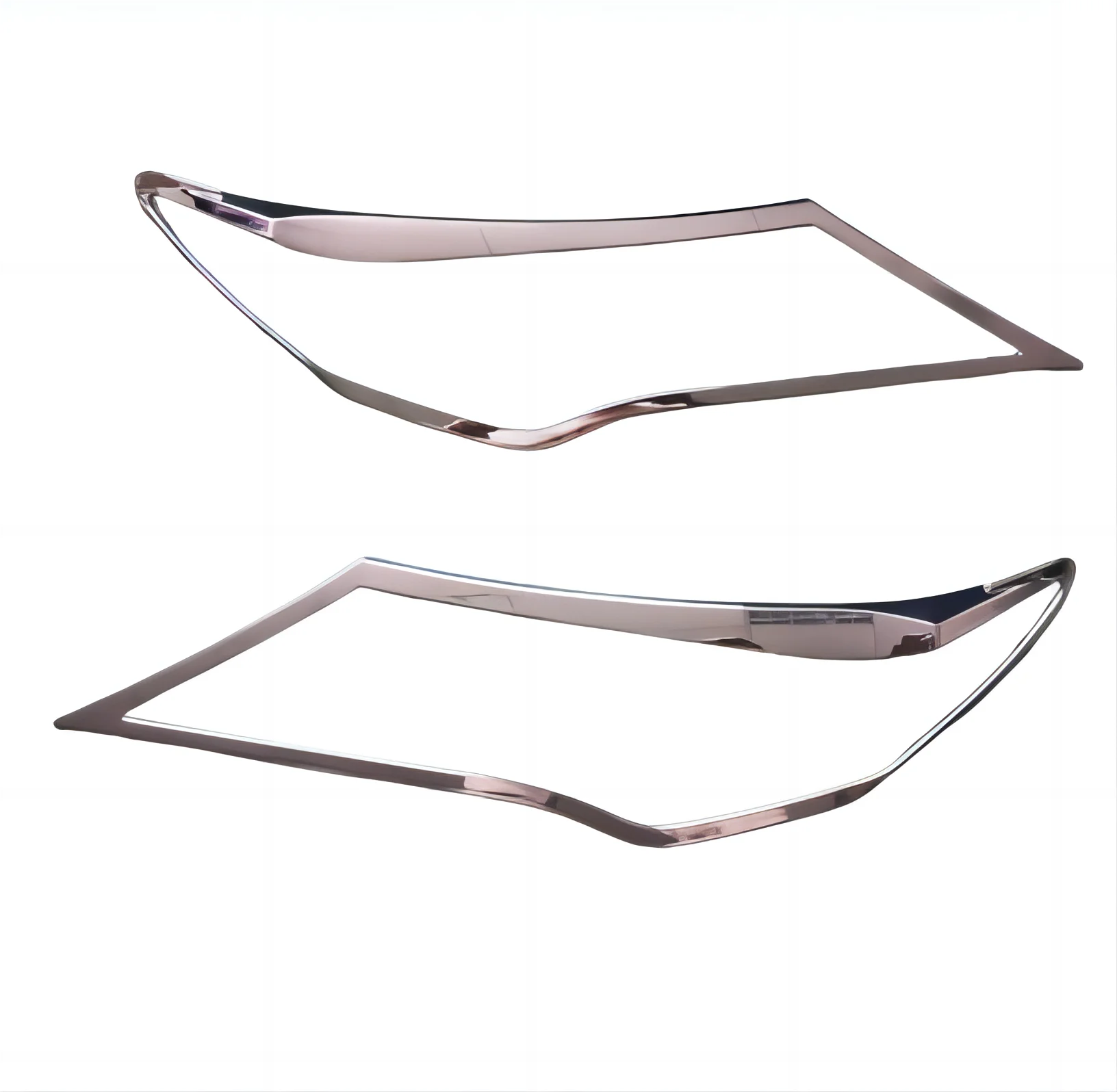 Hot auto Car Body Kit bump chrome Rear shield exterior accessories aluminum For Toyota Rav4 2014