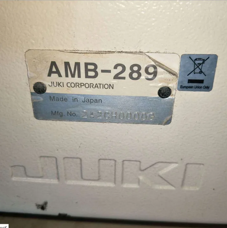 Brand Jukis AMB-289 Computer controlled easy to operate High-speed Single-thread Chainstitch Button-neck-wrapping Machine