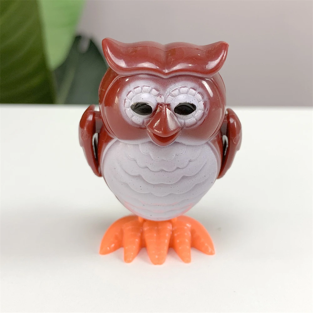 China Manufacturer Children Windup Mechanical Clockwork Animal Woodpecker Toy Plastic Wind Up Flying Bird