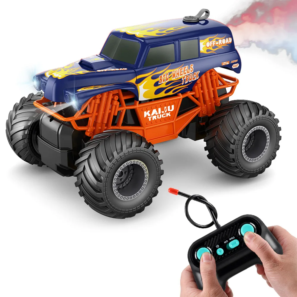 Remote Control Car Children Toys RC Cars Toys for Boys High Speed Rocking Spray Off-road Stunt Dance Electric Vehicle Kids 1:24