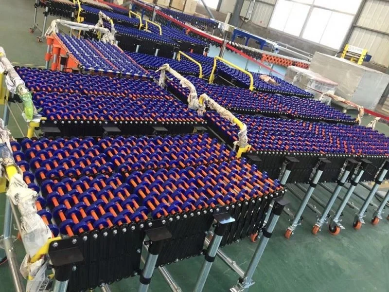 Extendable Gravity Flexible Roller Conveyor
