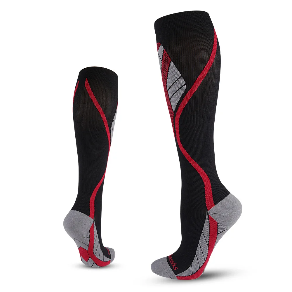 Free sample factory wholesale multicolor customizable sports socks compression socks