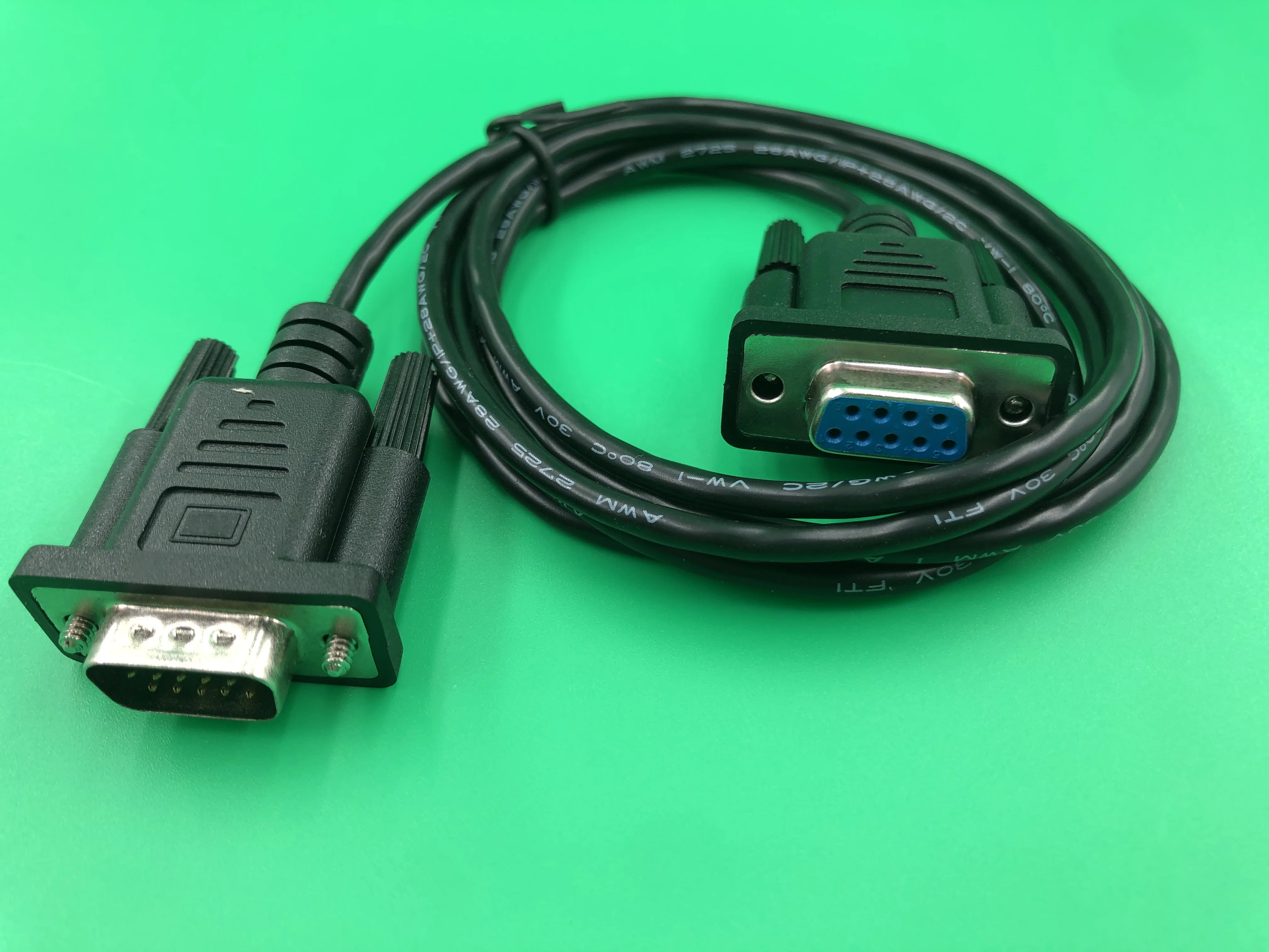 Popular High Quality RS232 Data Cable D-SUB 9P to RJ12 6p6c Cable China VGA Cables Projector Computer Monitor Gold Plated Black