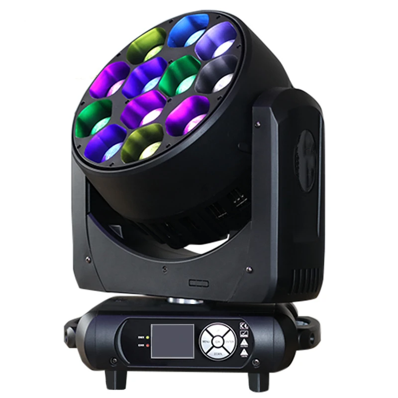 Лидер продаж Dmx Rgbw Led 4 в 1 12x40 Вт светодиодный зум сценическое освещение движущаяся головка омыва сценический луч света