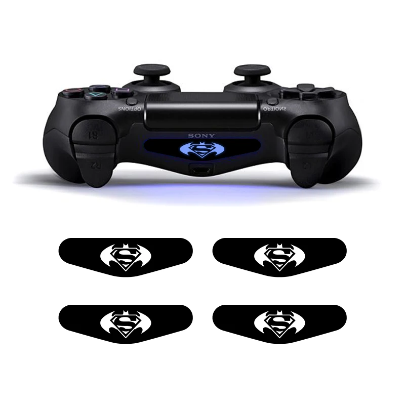 Наклейки со светодиодной подсветкой для Playstation 4, наклейки для геймпада PS4, наклейки для контроллера PS4