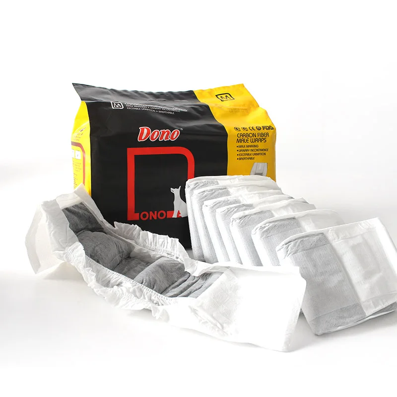 DONO Dog Diapers carbon male Disposable Pet Diapers Dog Physiological Pants Puppy Diaper Panties for Dogs