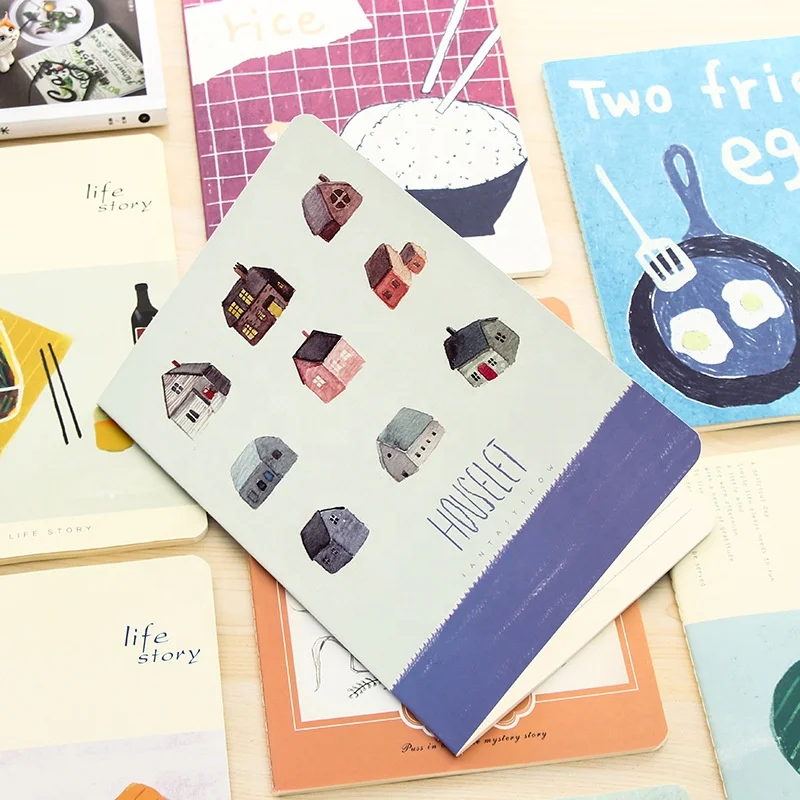 Wholesale high quality paper printing school notebook