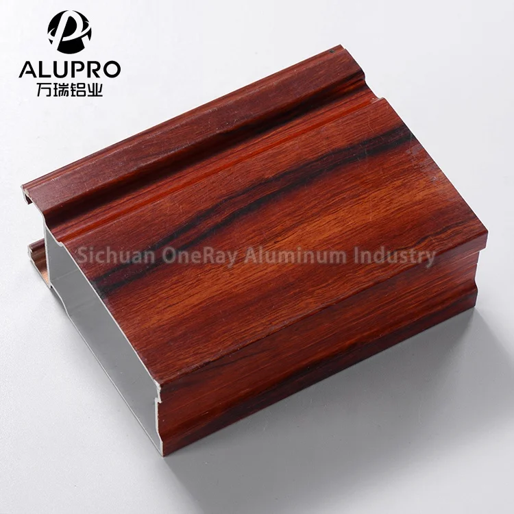 
Free sample modern wood door design wood aluminum swing door profile 