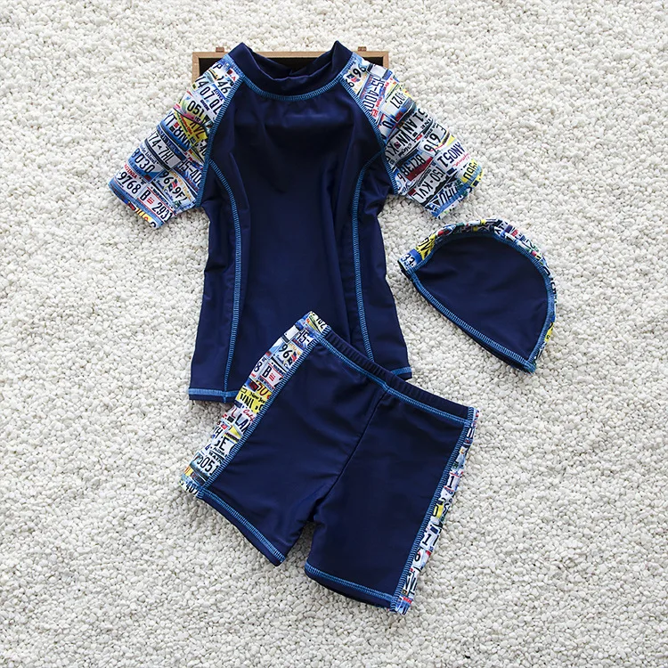 OEKO-TEX class 1 SPF 50+ boy swimsuits, children swimwear baby girl bathing suits
