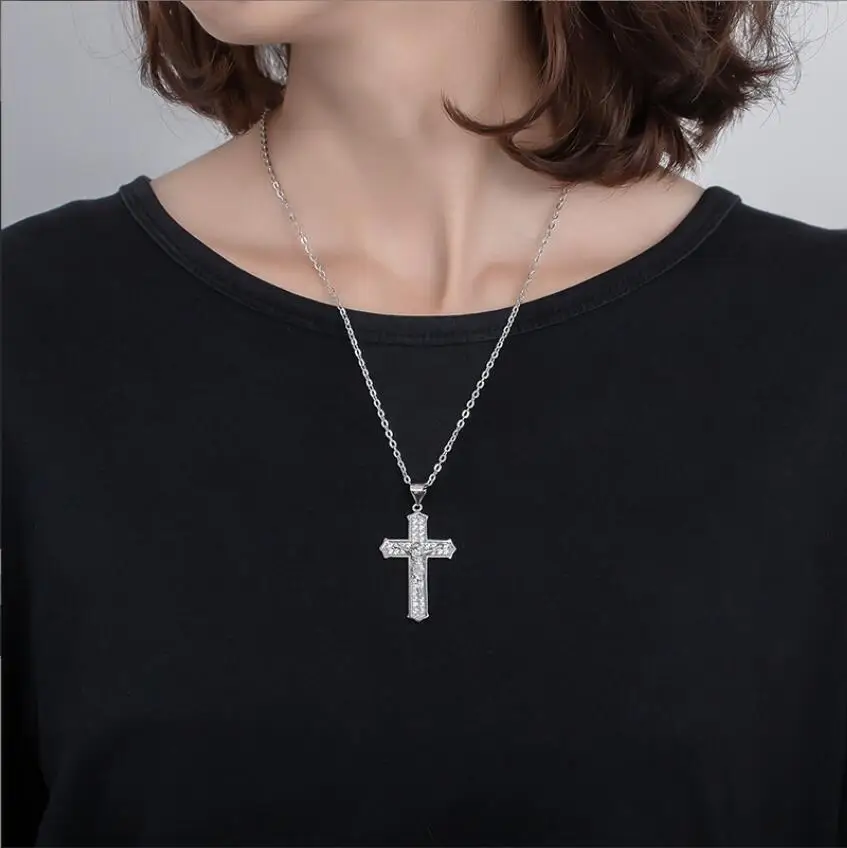 925 sterling silver cross pendant jewelry india #crosspendant