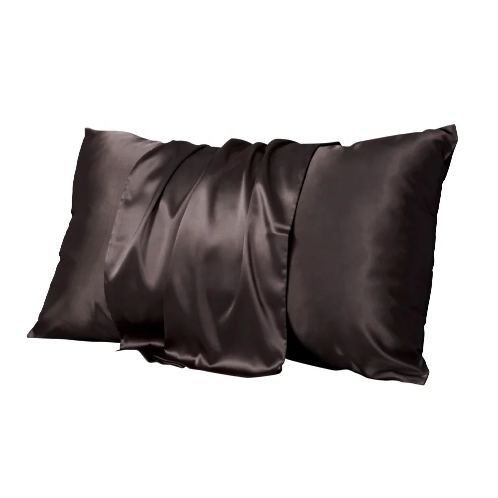 Smooth Luxury Imitated Silk Satin Pillowcase With Envelope Closure For Sleeping