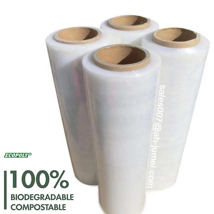
Manufacturer Wholesale High Quality Supply Packaging Biodegradable Stretch Film 