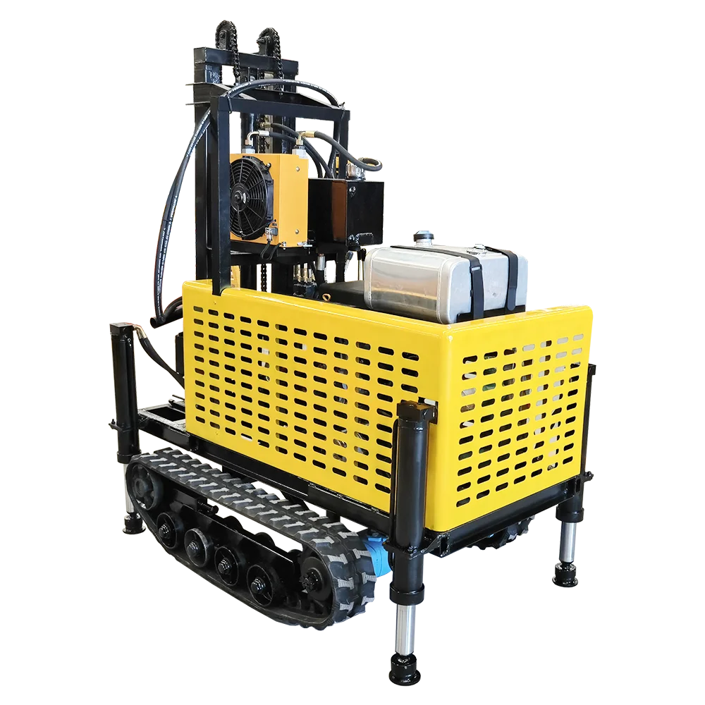 Crawler Mounted Multifunctional Hydraulic Water Well Drilling Rig Machine