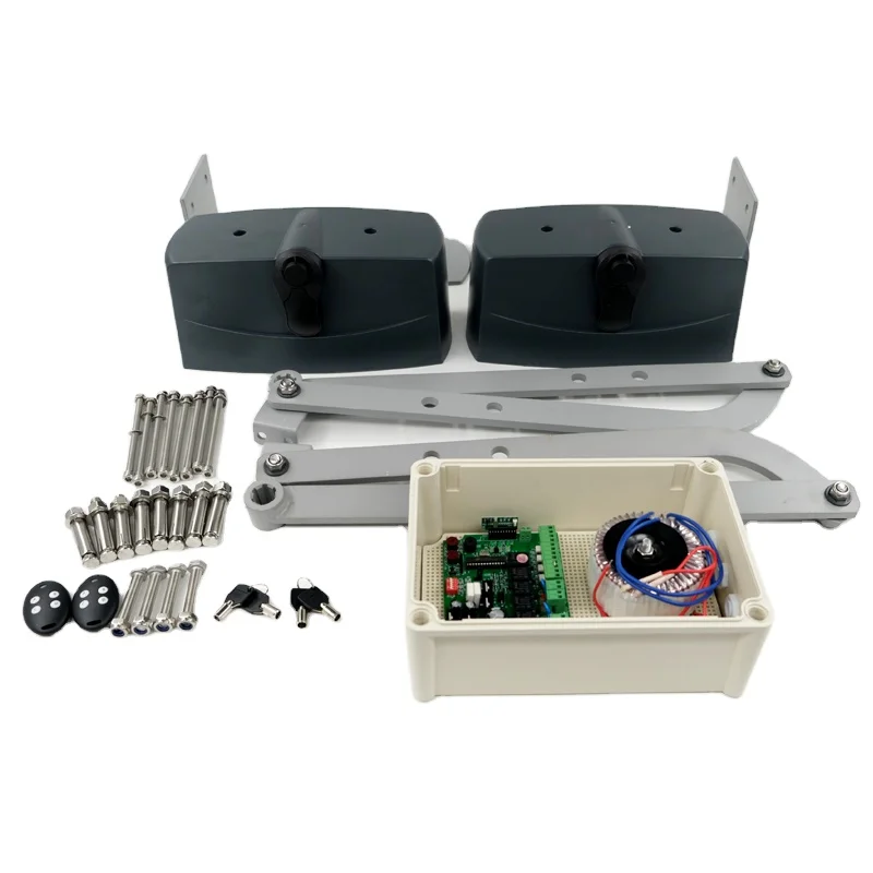 DC24V Automatic Swing Gate Crank Arm Gate Opener 500kg For Limit Switch