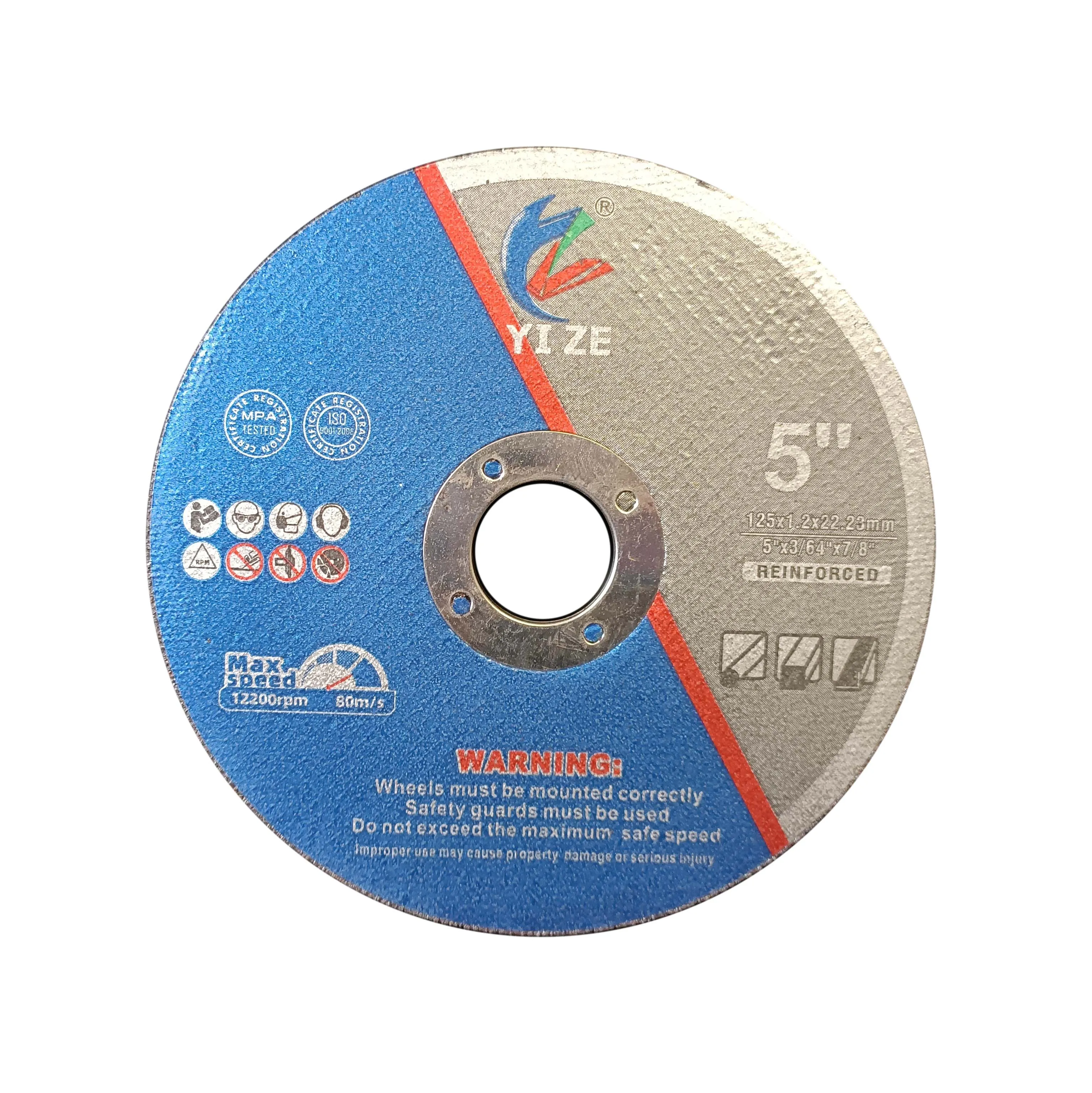 Factory Wholesale 125mm Cutoff Wheel 5 Inch Angle Grinder Sanding Disc