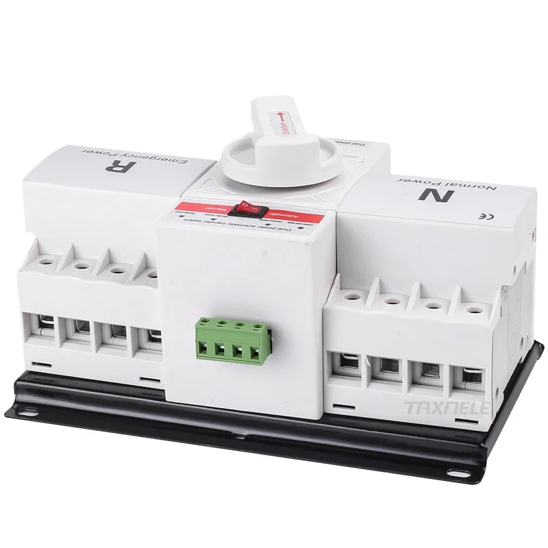 ATS 2P 4P 63A 230V 380V Micro Circuit Breaker Dual Power Automatic transfer switch Auto transfer switch