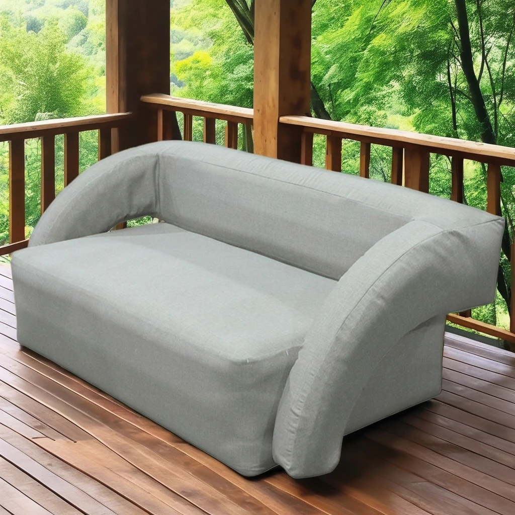 Durable And Long-Lasting Inflatable Folding Sofa Bed Outdoor Inflatable Sofa Bed Dual Use