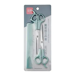 Hot Sale Professional Small Curved Stainless Steel Pet Dog Cat Hair Grooming Scissors Set For Pet