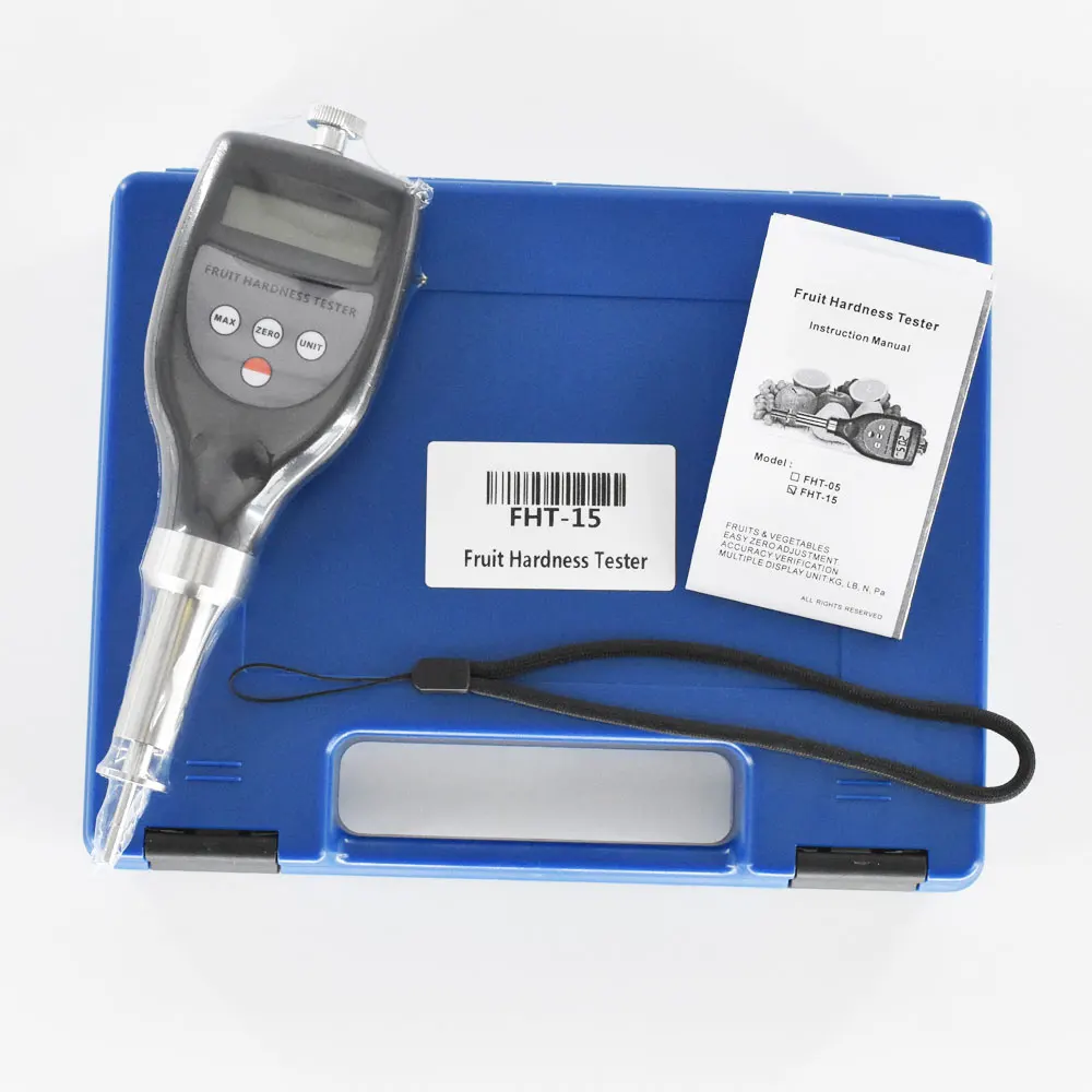 FHT-15 Fruit Hardness Tester handheld compact penetrometer Pear Nectarine Kiwi Hardness Gauge