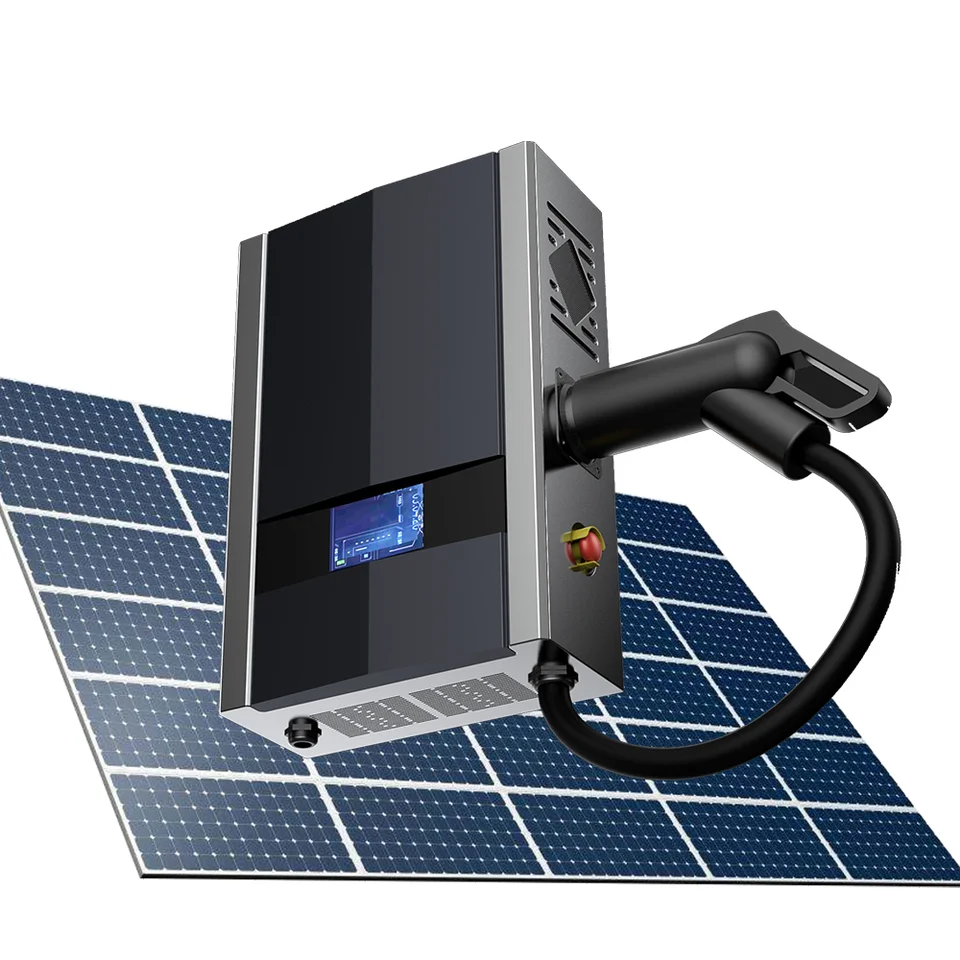 3Phase 100A EV Charger RFID WIFI APP Control Solar Energy System for VW ID4 ID6 DC EV Charging Station