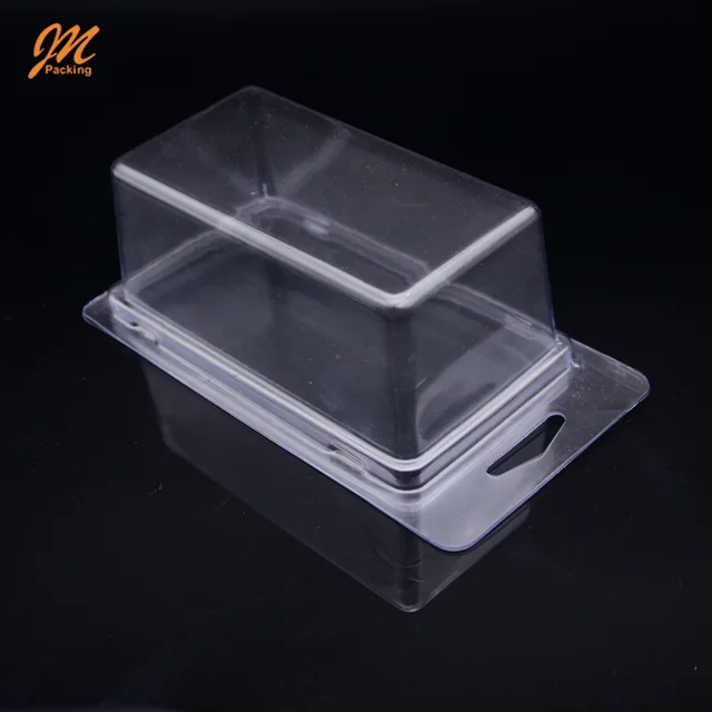 Food Grade Plastic Clamshell Inner Blister Pack Packaging Clear Clam Shell Bubble Blister Packaging Trays PET Box