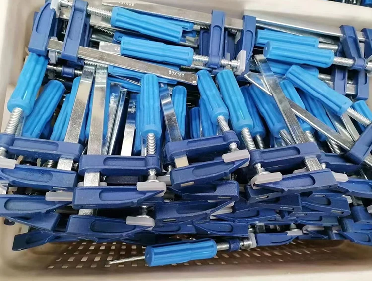 Spreader Work Bar Clamp F Clamp Gadget Tool DIY Hand Speed Squeeze Quick Ratchet Release Clip Kit Wood Working 4inch