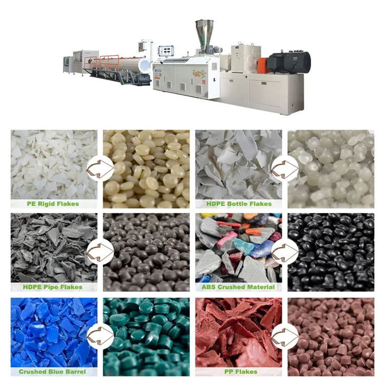 Flexible industrial plastic pvc pipe tape extruder