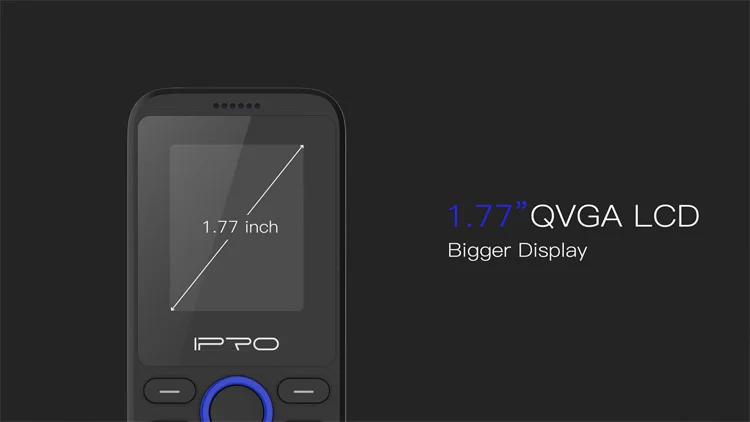 1.77 inch key 2g keyboard feature phone Unlock feature phone worldwide