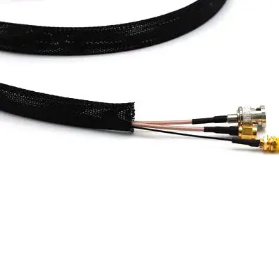 PET Black Expandable Braided Cable Sleeving