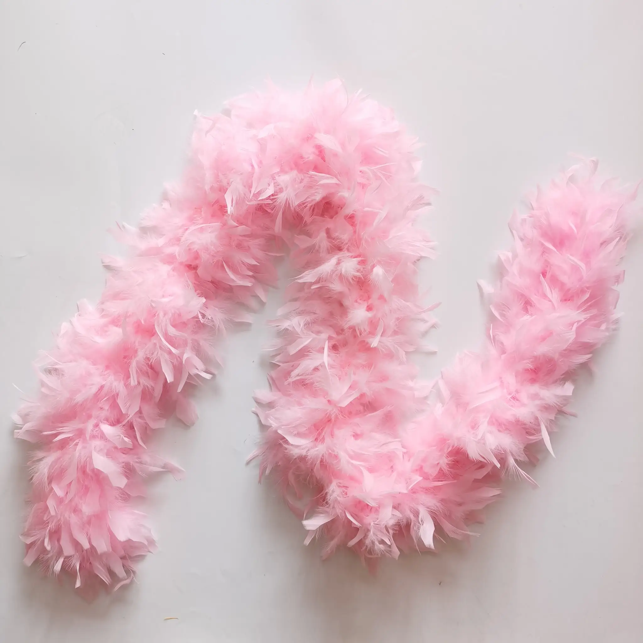 Wholesale best quality 120g Red turkey feather boa colorful party feather boa