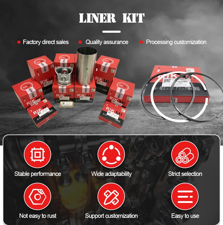 Tp Piston Ring Kit Excavator Bulldozer Forklift Engineering Vehicle Diesel Engine Accessories Rings Pistons Manufacturer