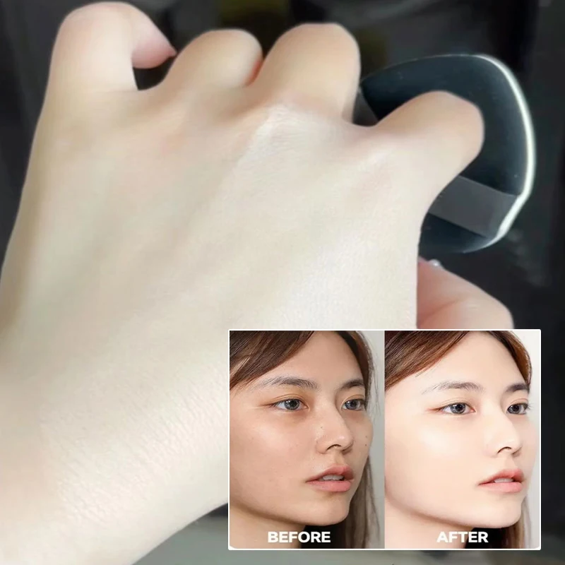 High Coverage Foundation Cushion Compact Facial Sunscreen Concealer  Waterproof SPF50+ BB Cream