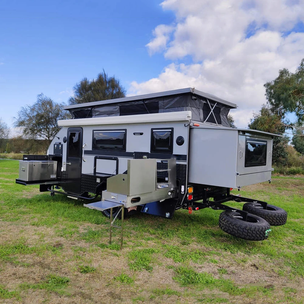 15ft Hybrid Pop Top Travel Caravan Rv with External Shower