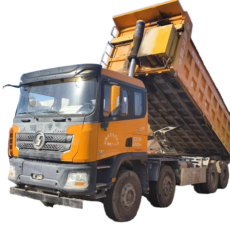 80% Новый Подержанный самосвал Shaanxi Delong X3000 X5000 400HP 430HP 460HP 6*4 8*4 различные типы самосвала