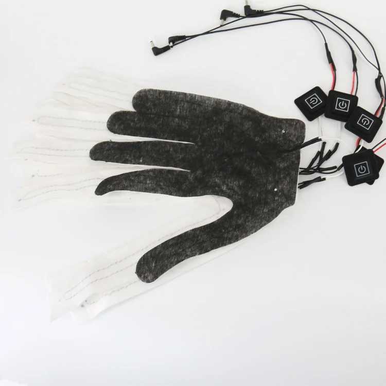 Electric Far Infrared Carbon Fiber Heating Elements Heating Pad System for Winter Sports Glove
