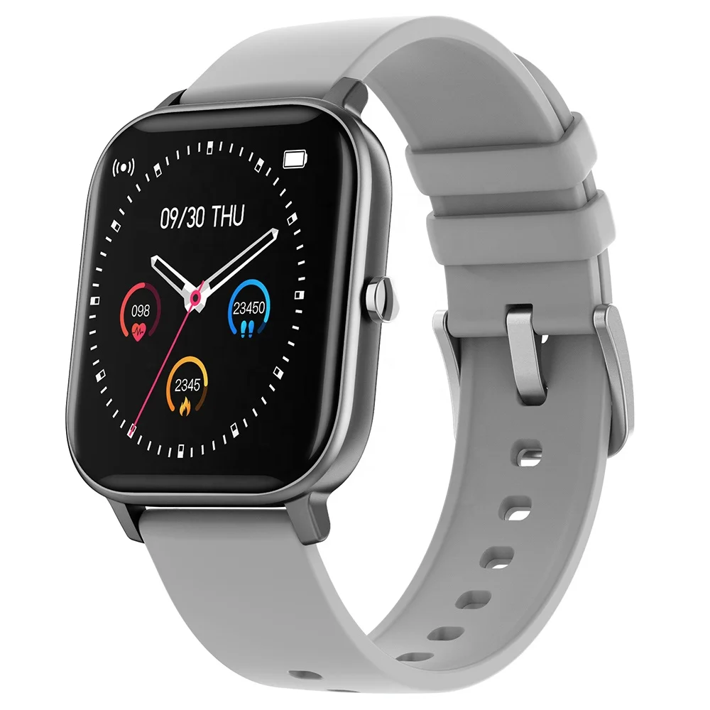 Drop Shipping P8 Heart Rate Body Temperature Android Fitness Tracker App Control Smartwatch Andriod IP68 Waterproof Smart Watch